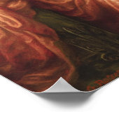 Rossetti Roman Harp Player Poster (Hoek)