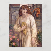 Rossetti Salutation of Beatrice CC0646 Briefkaart (Voorkant)