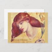 Rossetti Sancta Lilias CC0657 Briefkaart (Voorkant / Achterkant)