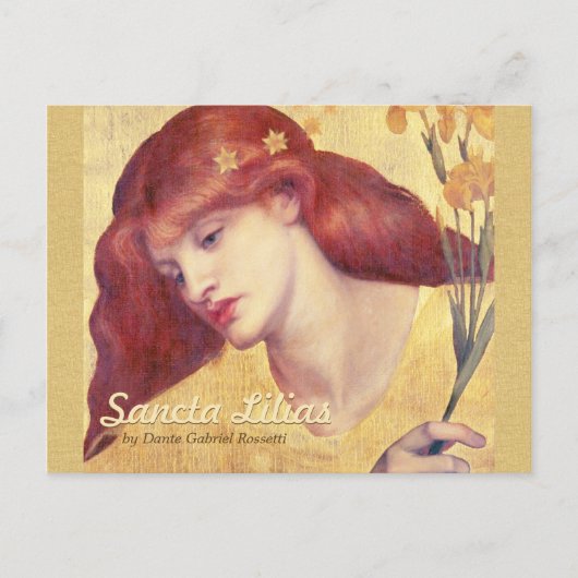Rossetti Sancta Lilias CC0657 Briefkaart (Voorkant)