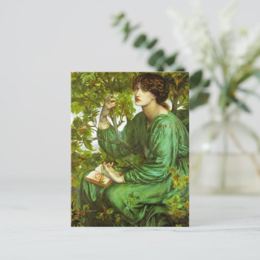 Rossetti The Day Dream Briefkaart (Staand voorkant)