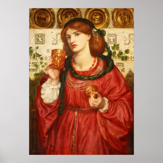 Rossetti The Loving Cup C0175 Poster (Voorkant)