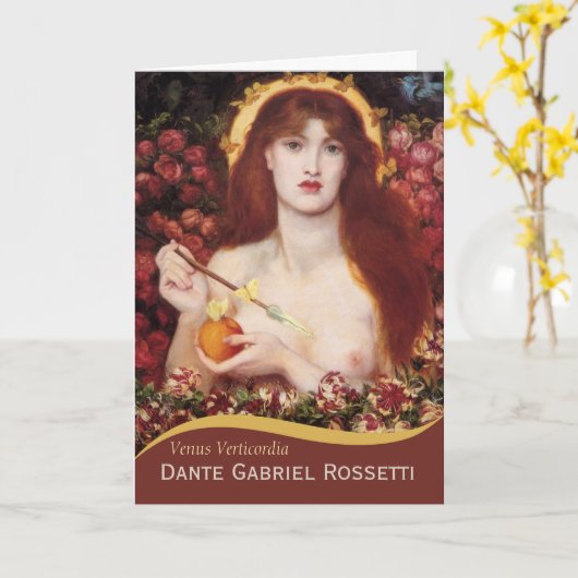 Rossetti Venus Verticordia CC0704 Kaart (Gele Bloem)