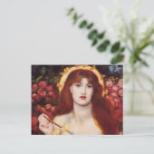 Rossetti Venus Verticordia Fine Art Briefkaart (Staand voorkant)