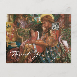 Rossetti's huwelijk van St. George en prinses Sabr Briefkaart