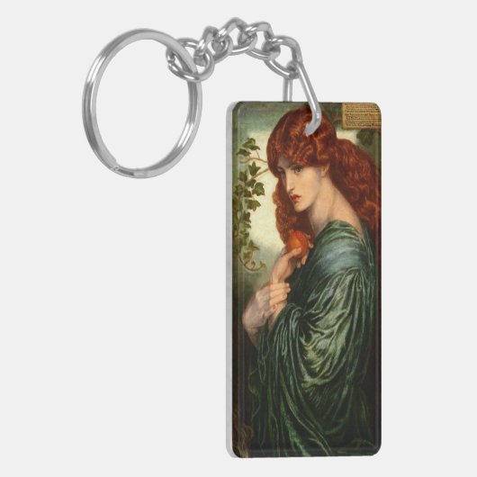 Rossetti's Proserpine Sleutelhanger (Voorkant Links)