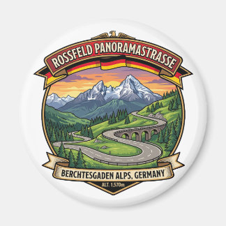 Rossfeld Panoramastraße Beierse Alpenroute Magneet