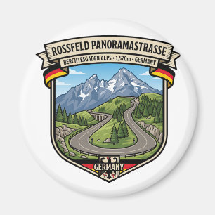 Rossfeld Panoramastraße Berchtesgaden Weg Magneet