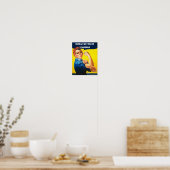 Rossi de Riviter zegt nee tegen Burka's Poster (Keuken)