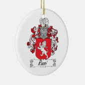 Rossi Family Crest Keramisch Ornament (Rechts)