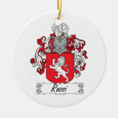 Rossi Family Crest Keramisch Ornament (Voorkant)