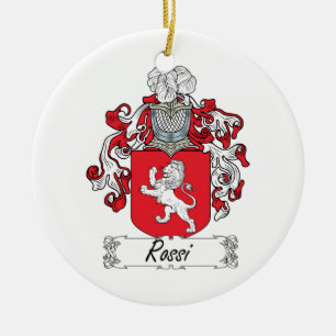 Rossi Family Crest Keramisch Ornament