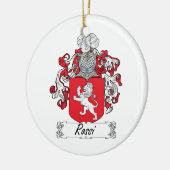 Rossi Family Crest Keramisch Ornament (Links)