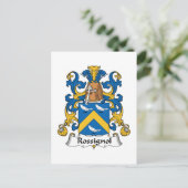 Rossignol Family Crest Briefkaart (Staand voorkant)