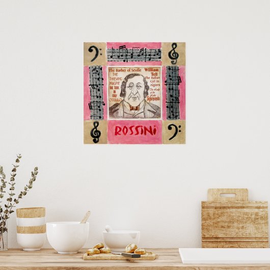 ROSSINI POSTER (Keuken)