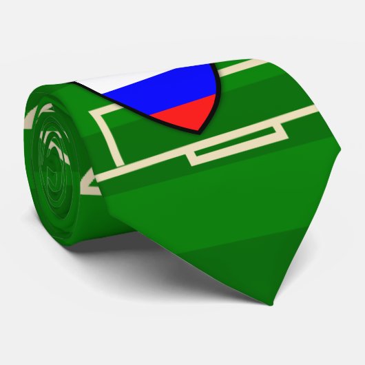 Rossiya Russia Soccer Field Football Stropdas (Opgerold)