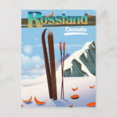 Rossland Canada reisposter. Briefkaart (Voorkant)