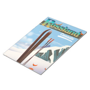 Rossland Canada reisposter. Notitieblok