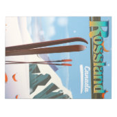 Rossland Canada reisposter. Notitieblok (Voorkant)