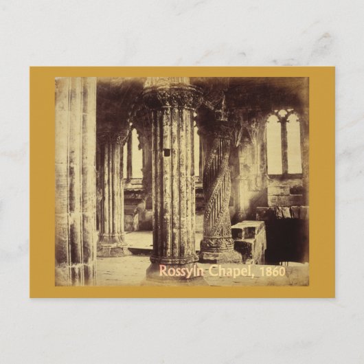 Rosslyn Chapel 1860 Briefkaart (Voorkant)