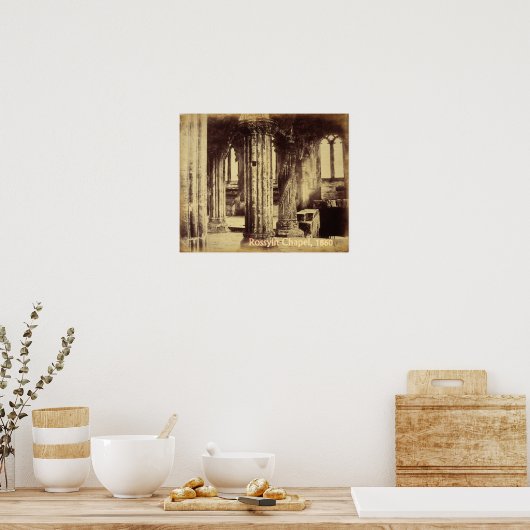 Rosslyn Chapel 1860 Print (Keuken)