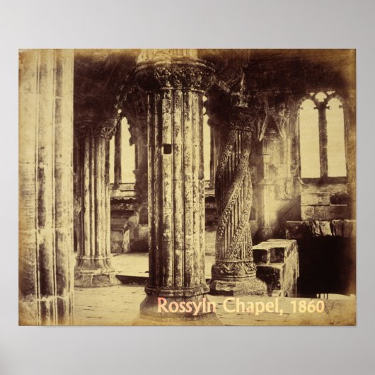 Rosslyn Chapel 1860 Print (Voorkant)