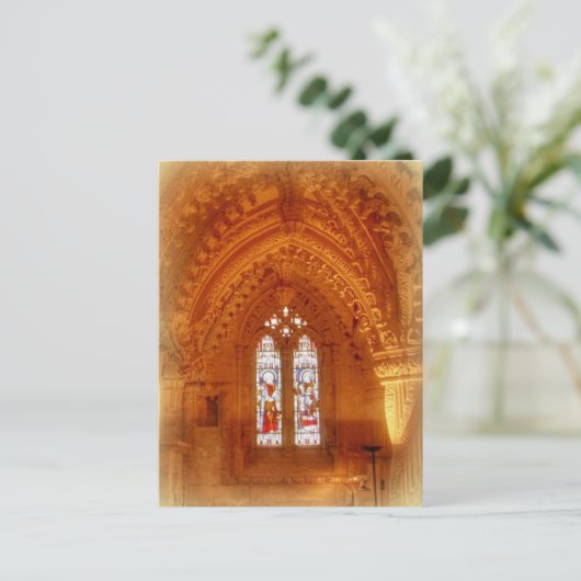 Rosslyn Chapel Interior Briefkaart (Staand voorkant)