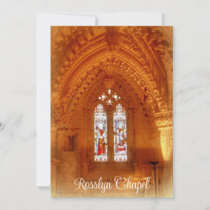 Rosslyn Chapel Interior Greeting Kaart