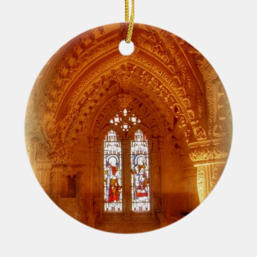 Rosslyn Chapel Interior Keramisch Ornament (Voorkant)