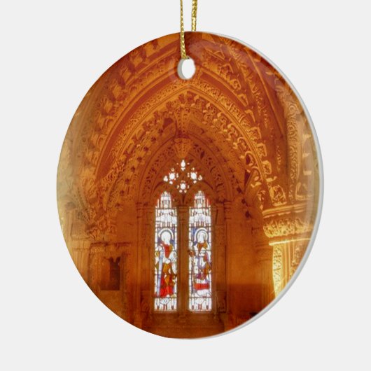 Rosslyn Chapel Interior Keramisch Ornament (Links)