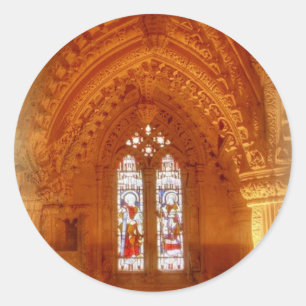 Rosslyn Chapel Interior Ronde Sticker