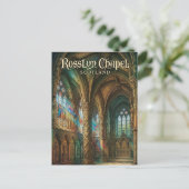 Rosslyn Chapel Schotland Briefkaart (Staand voorkant)
