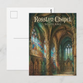 Rosslyn Chapel Schotland Briefkaart (Voorkant / Achterkant)
