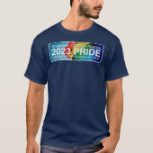 Rossmoor LGBTA Pride 2023 Kleur Unisex T-Shirt (Voorkant)