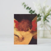Rosso Fiorentino Musician Angel Briefkaart (Staand voorkant)