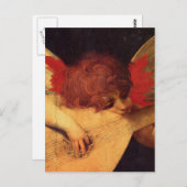 Rosso Fiorentino Musician Angel Briefkaart (Voorkant / Achterkant)