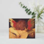 Rosso Fiorentino Musician Angel Briefkaart (Staand voorkant)