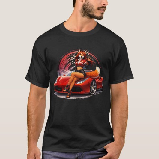 Rosso Street Vixen T-shirt (Voorkant)