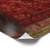 Rosso Vestita van Dante Gabriel Rossetti Glossy Poster (Hoek)