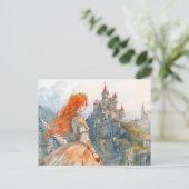 Rosstrappe Legend Brunhilde’s Leap Begins Briefkaart (Staand voorkant)