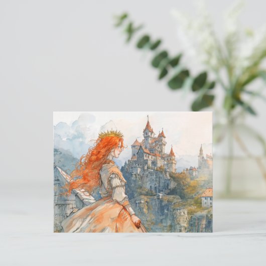 Rosstrappe Legend Brunhilde’s Leap Begins Briefkaart (Staand voorkant)