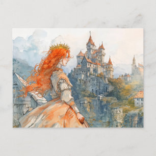 Rosstrappe Legende Brunhilde's Sprong Begint Briefkaart
