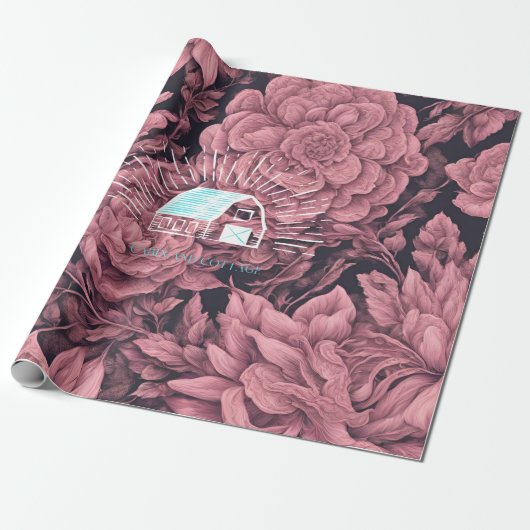 Rossy en vers cadeaupapier (Uitgerold)