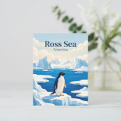Rosszee Antarctica Briefkaart (Staand voorkant)