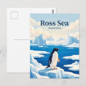 Rosszee Antarctica Briefkaart (Voorkant / Achterkant)