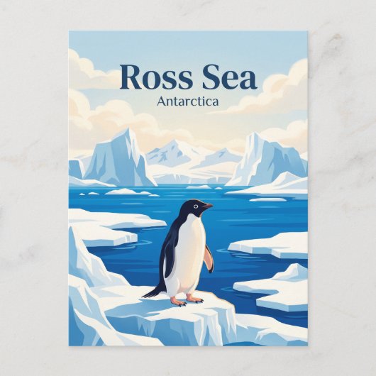 Rosszee Antarctica Briefkaart (Voorkant)
