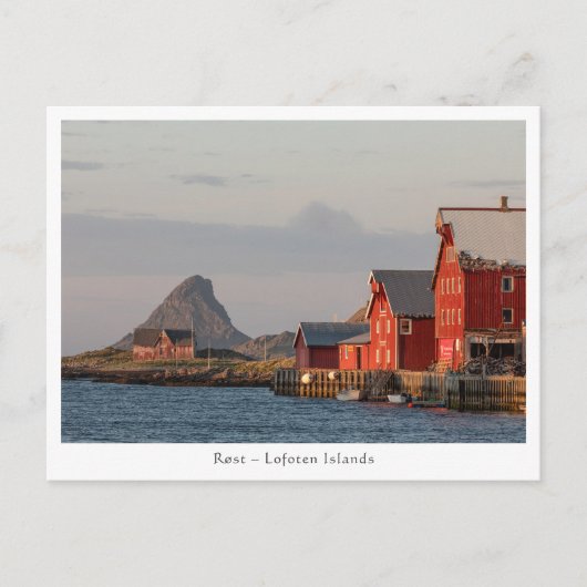 Rost Lofoten Eilanden Briefkaart (Voorkant)
