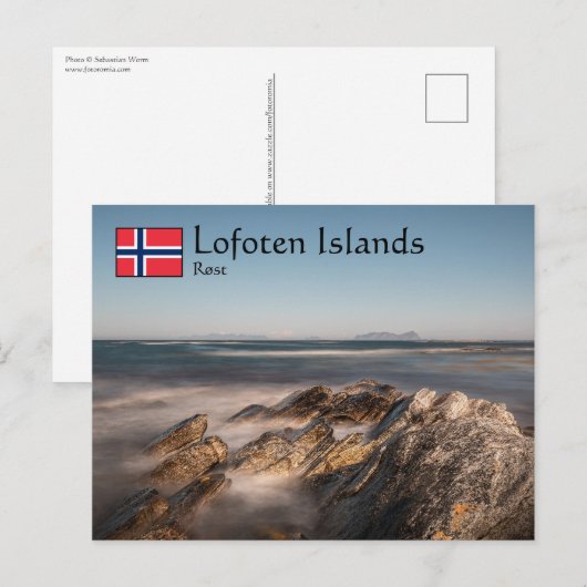 Rost Lofoten Eilanden Briefkaart (Voorkant / Achterkant)