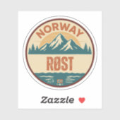 Røst, Noorwegen Norway Sticker (Vel)