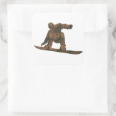 Rost Sneeuwboard Sticker (Tas)